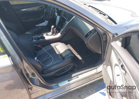 2018 Infiniti Q50 3.0T Red Sport 400 z USA, uszkodzony, nr VIN JN1FV7AR5JM480079